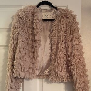 Mauve Fur Jacket